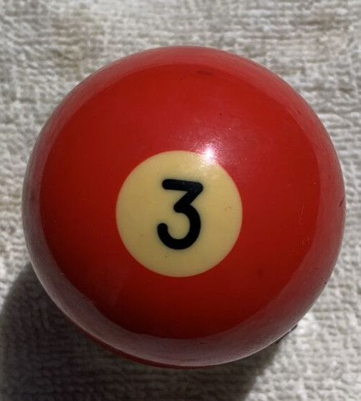 Vintage #3 Solid Ball Pool Billiards Ball