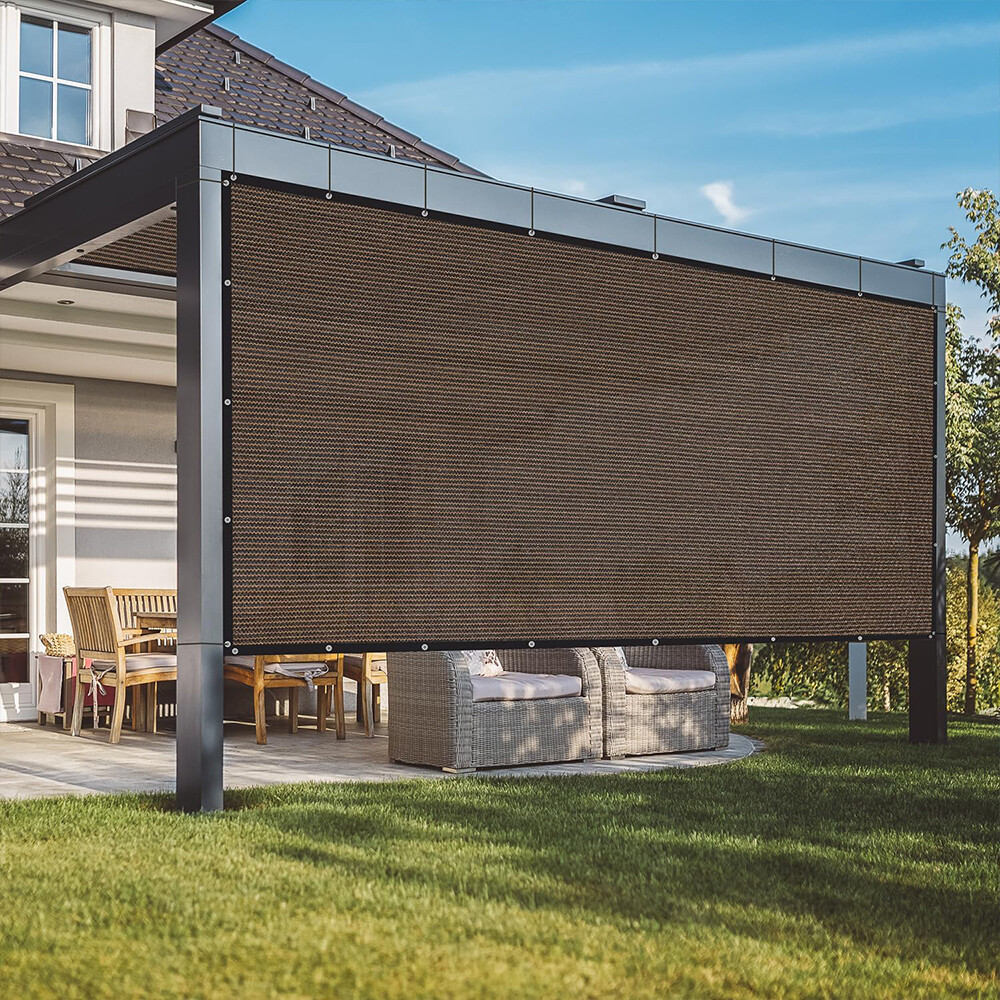 Sun Shade Sail Canopy Shelter Patio Yard Pool Mesh Cover Outdoor UV Protection