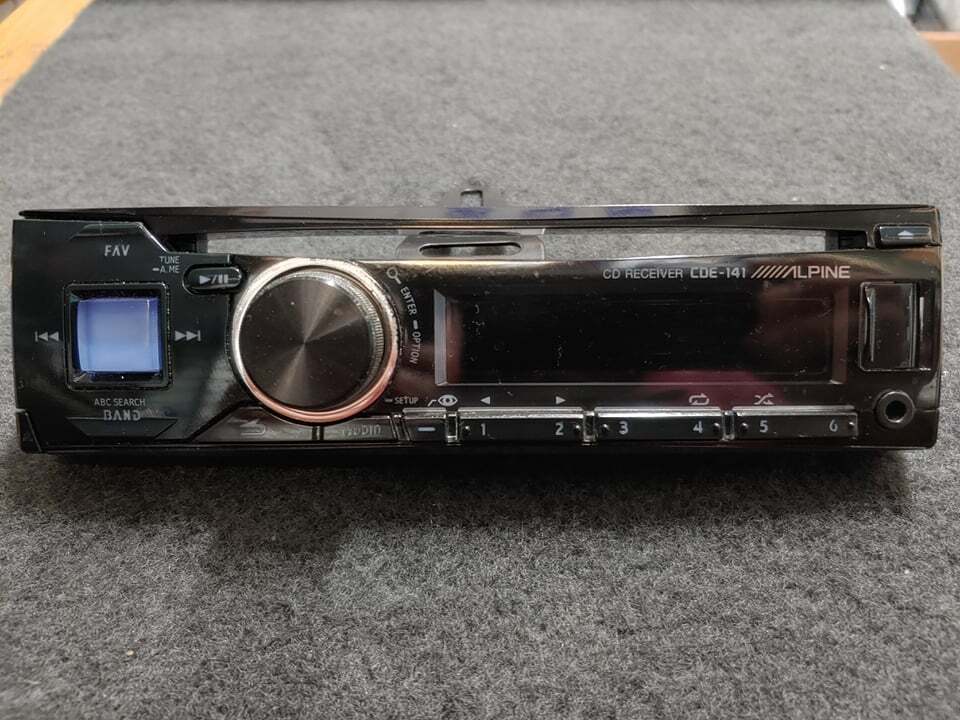 alpine  cde-141  faceplate