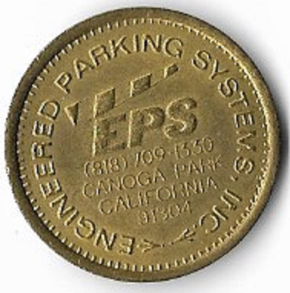 Engineered Parking Systems Canoga Park California Parking Token