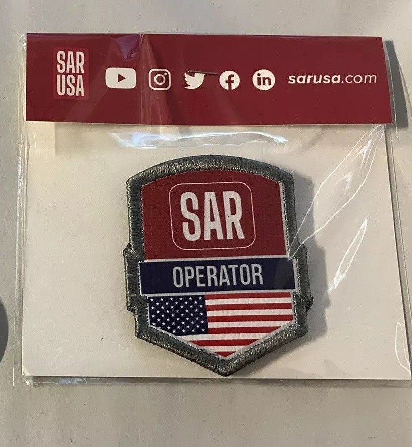 Shot Show Morale Patch Sar USA Operator Sarsilmaz Hook & Loop