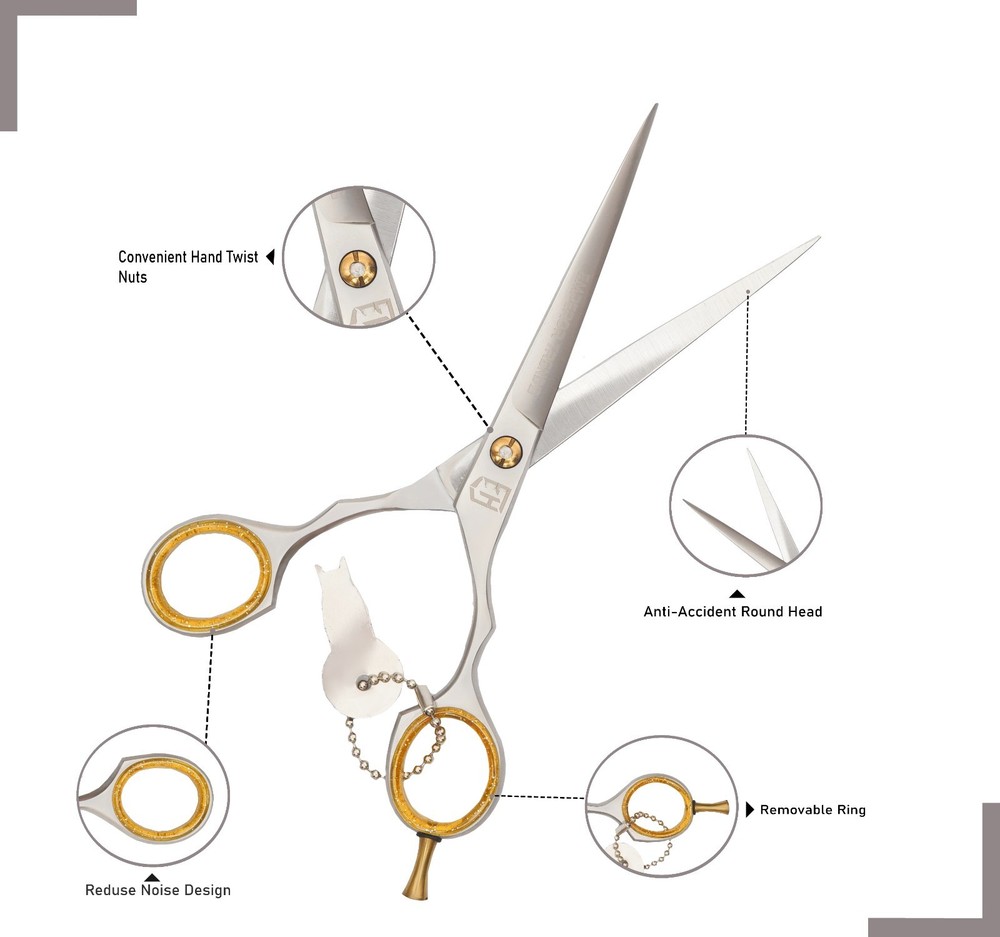 Silver and Gold Single Scissors