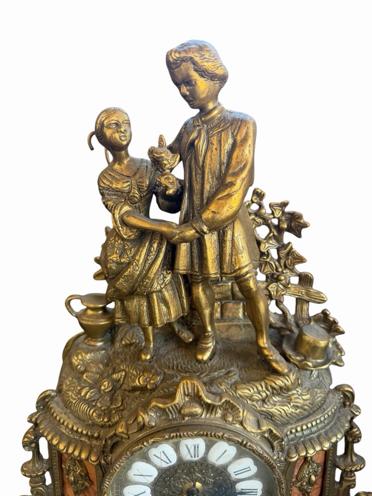 Franz Hermle Brass Clock