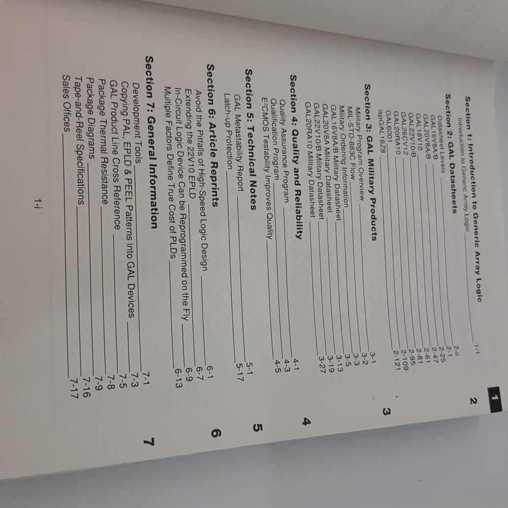 Lattice Semiconductor General Array Logic GAL Data Book 1991 & GAL Handbook 1986