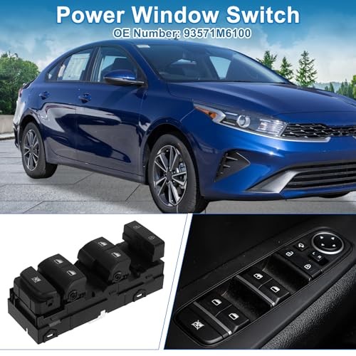 Power Window Switch No.93571M6100 Front Left Driver Side Window Control Switch