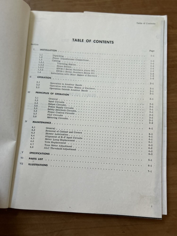 Collins 30L-1 Instruction Manual 6th Edition & More