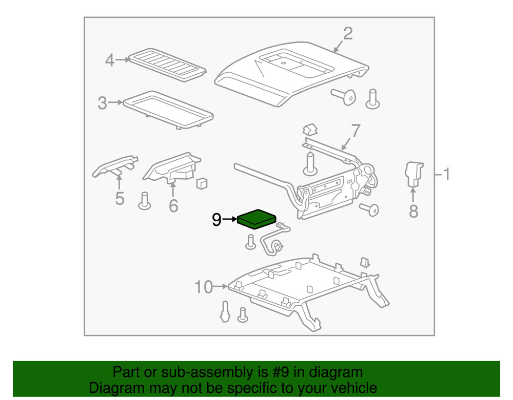 Genuine GM Wireless Charging System Module 84490388