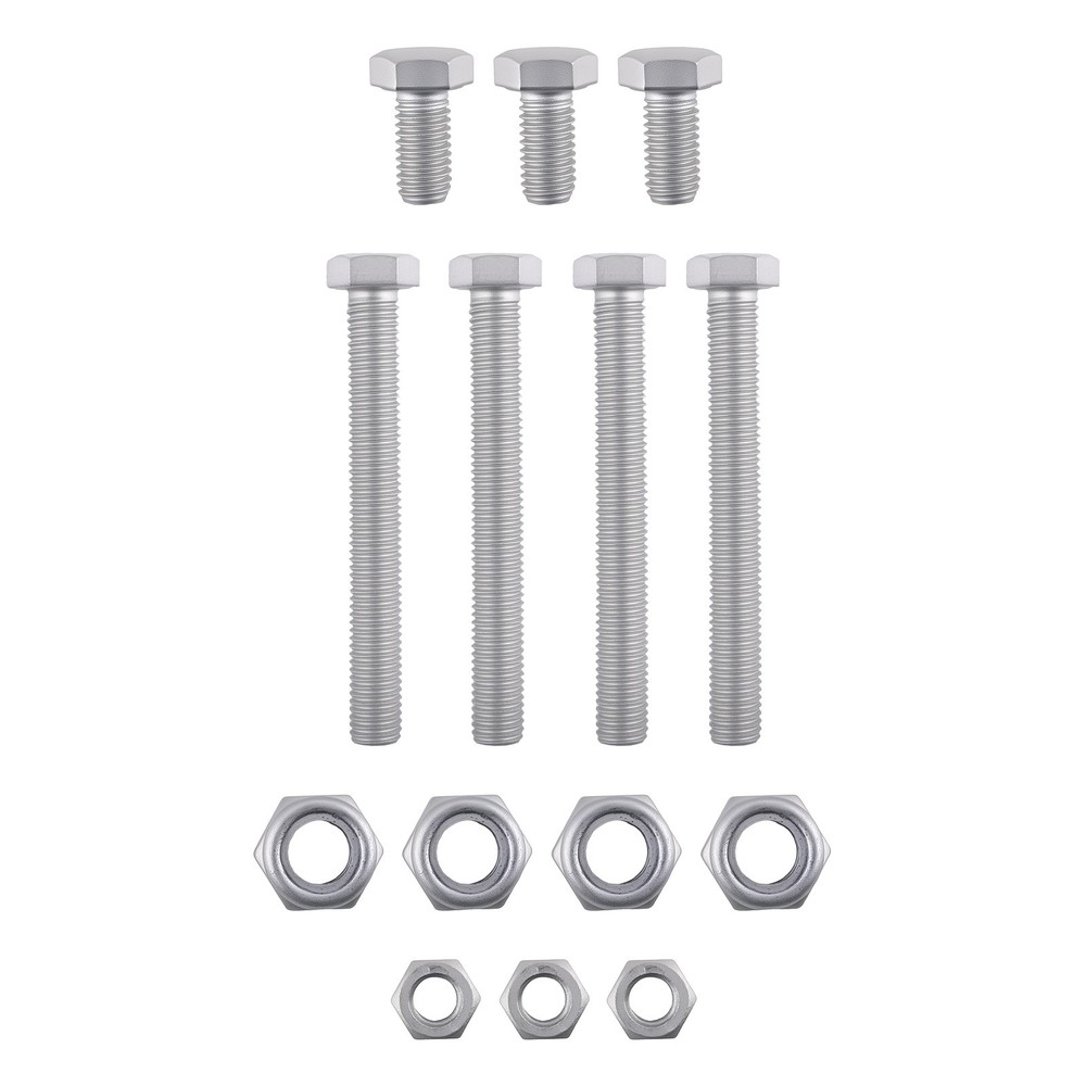 Trailer Stabilizer Jack Mounting Bracket Steel 3-Bolt Pattern Black Powder Coat