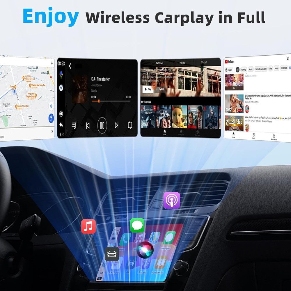 Mini Wireless Carplay Adapter for iPhone - Carplay Wireless Adapter Car Play