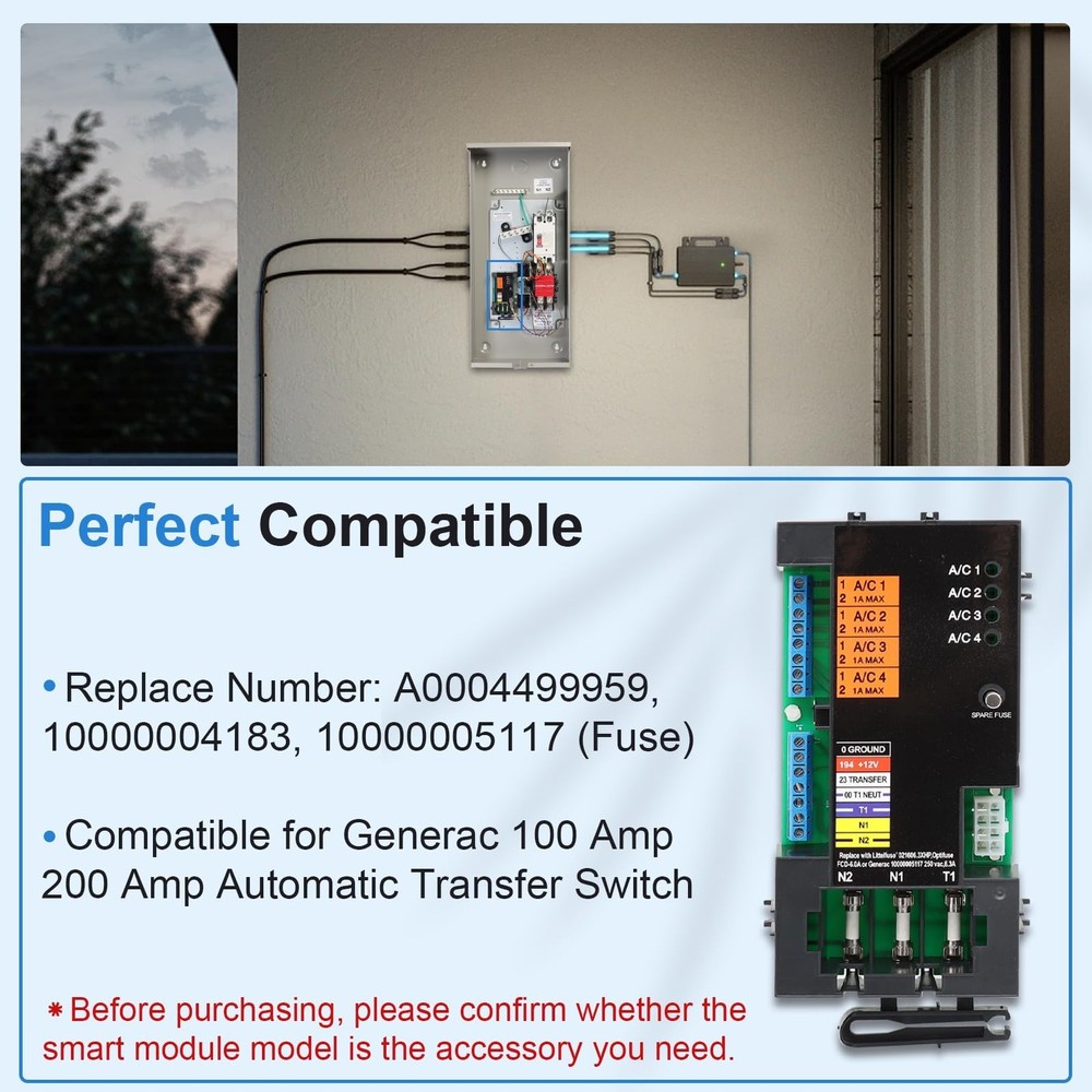 A0004499959 Transfer Switch Smart AC Module Load Generator Shed Module Replac...