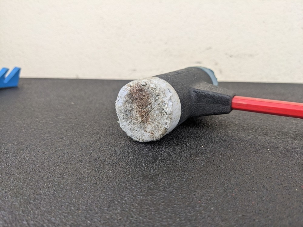 #bl014 Snap-On Tools BH232A Soft Face, Quick Change Hammer. Red Handle