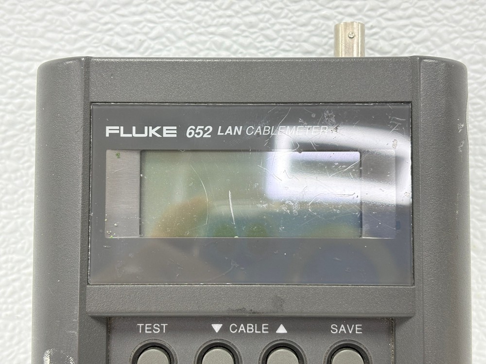 Pre Owned | FLUKE MODEL 652 Industrial/Professional LAN Cable Meter - Grey