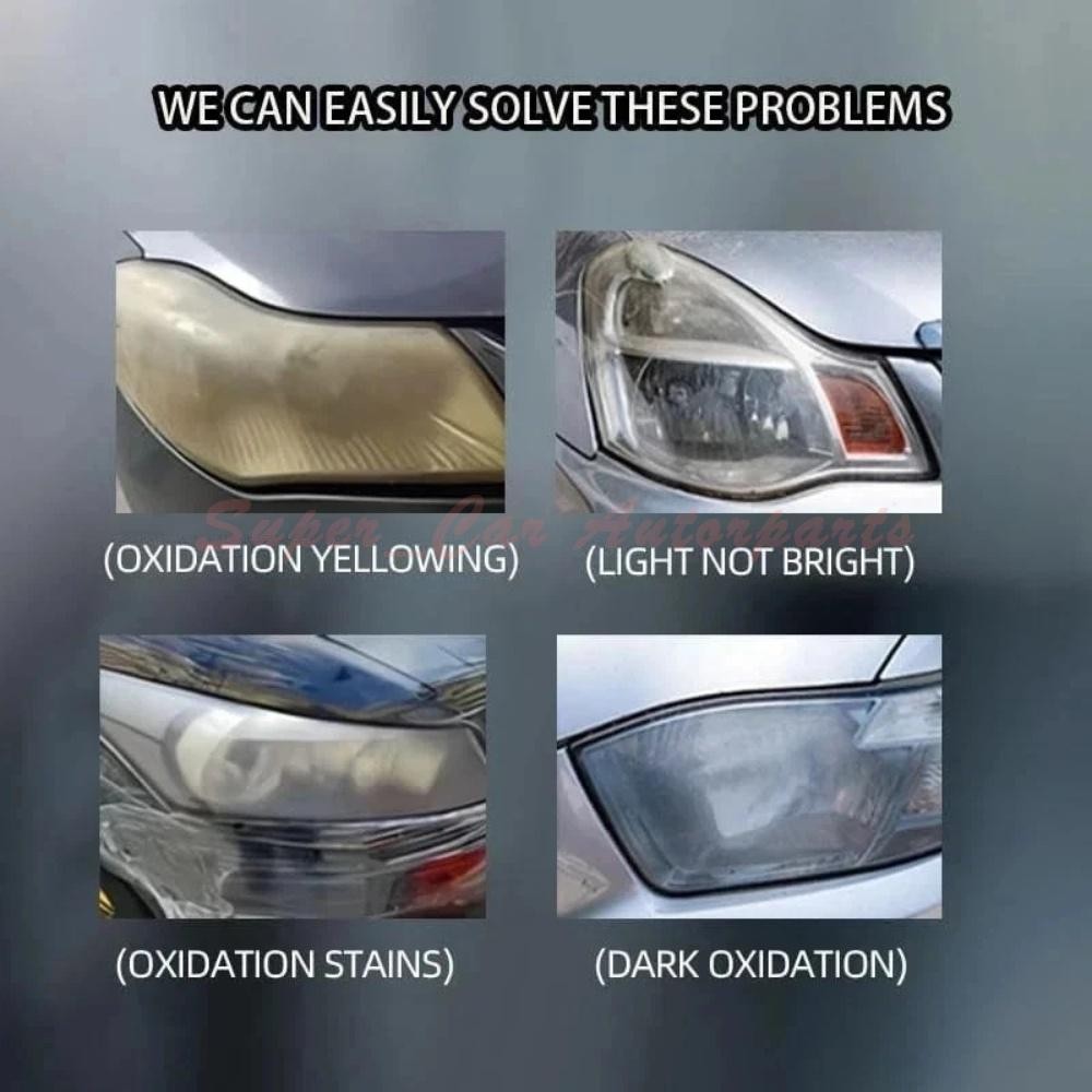 Automotive Headlamp Restoration Fluid Kit 180ml Headlight Polishing Cleaner 2026