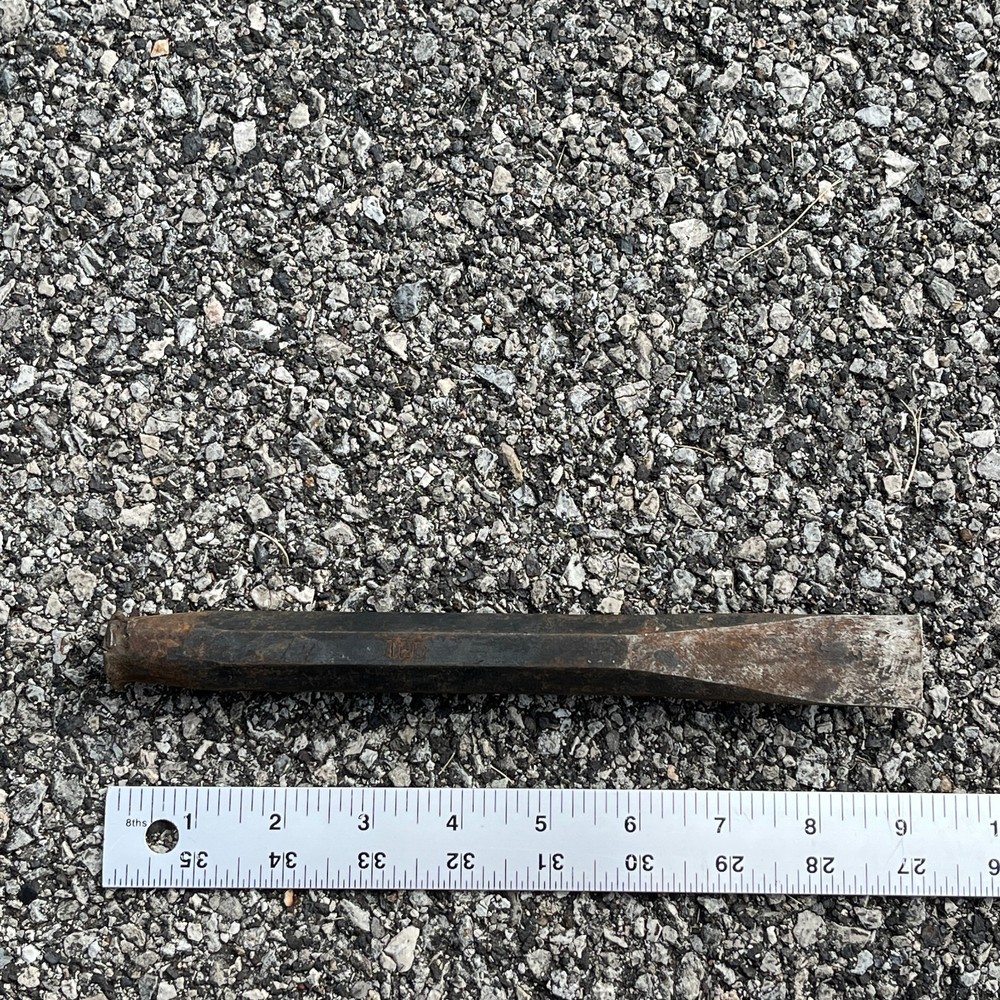TED 1" USA COLD CHISEL Tool 9" Long Black