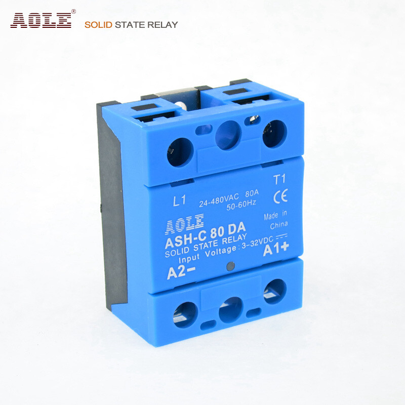 SSR single phase solid state relay 80A DC-AC ASH-C 80DA