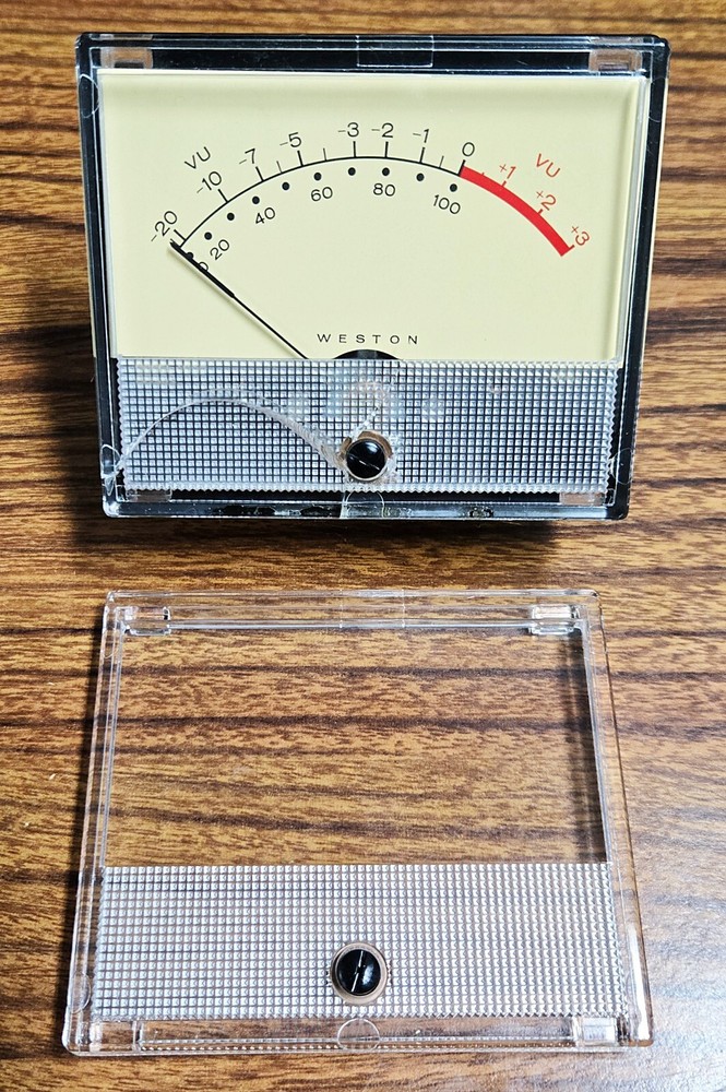 Vintage Weston 1932 Console VU Meter With Extra Frame
