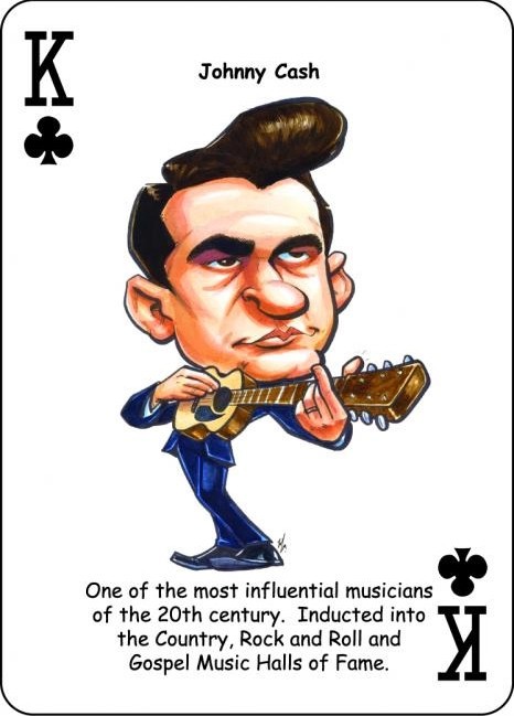 Hero Decks 52 Country Music Legends (Nelson, Cash, etc) Poker Game Playing Cards