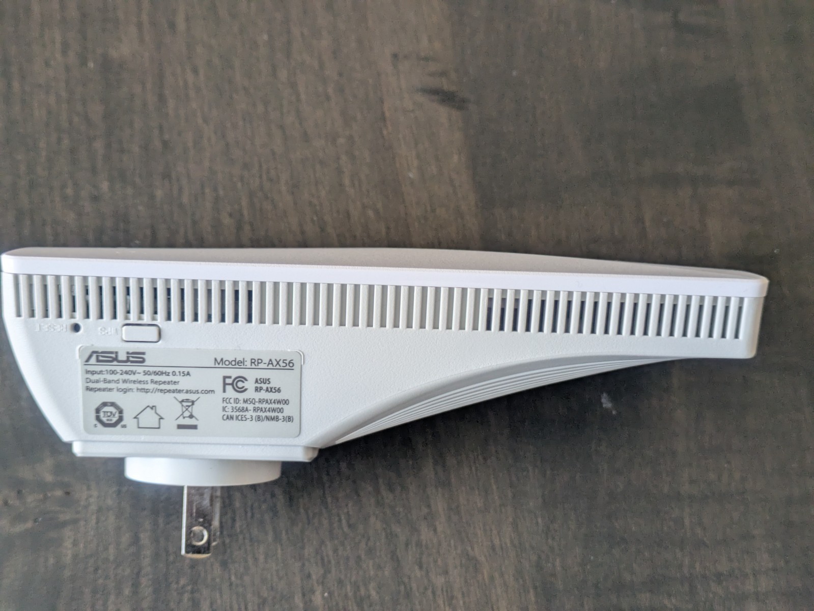 ASUS RP-AX56 Dual-Band WiFi 6 Seamless AiMesh Extender( works with any WiFi )