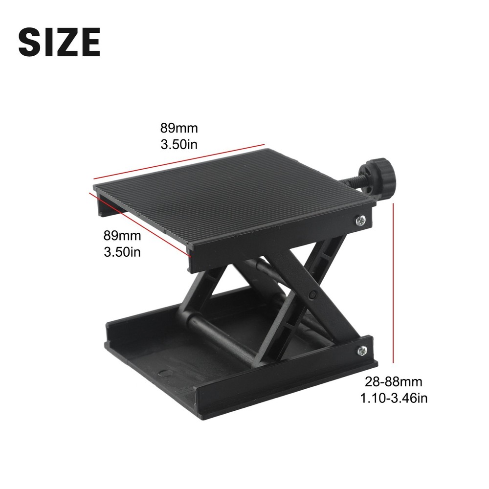 Replaceable Lifting Platform Construction Tools Reliable Rust Aluminum Black