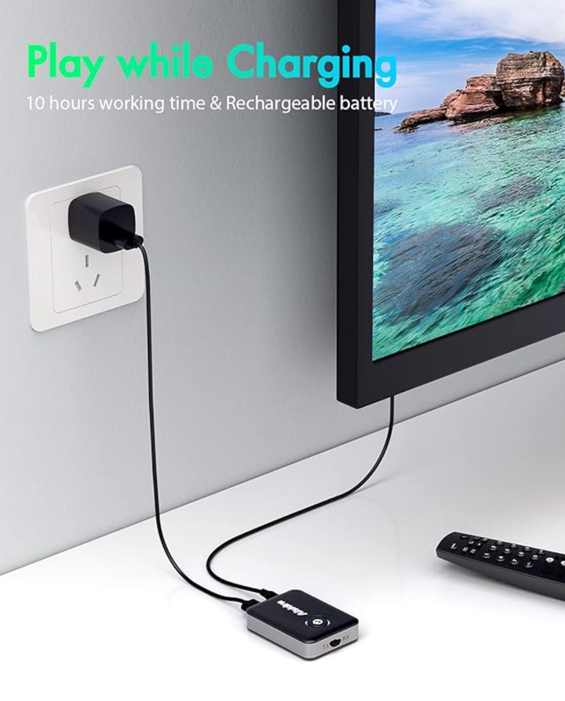 Bluetooth Transmitter Receiver V5.0 Bluetooth Adapter for Audio, 2-in-1