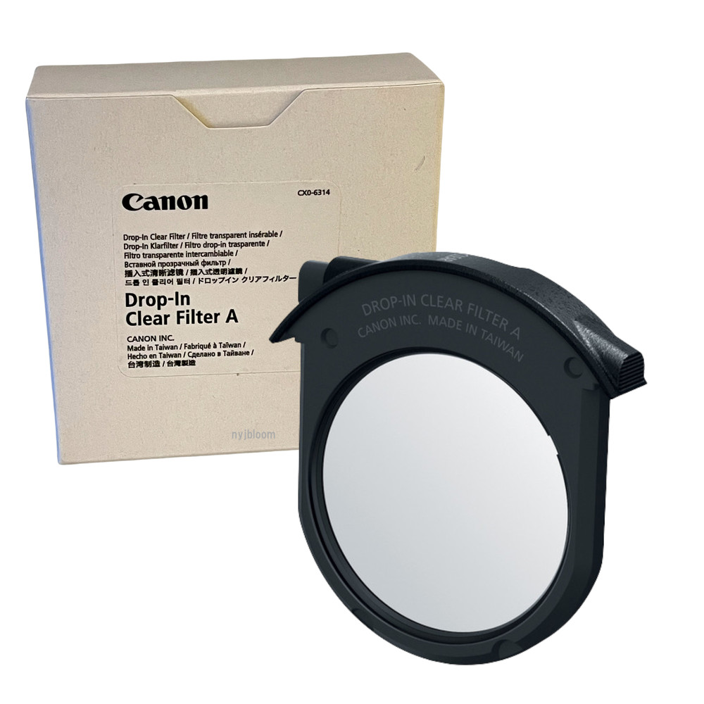 New CANON Drop-In Clear Filter A for Drop-In Filter Mount Adapter EF-EOS R