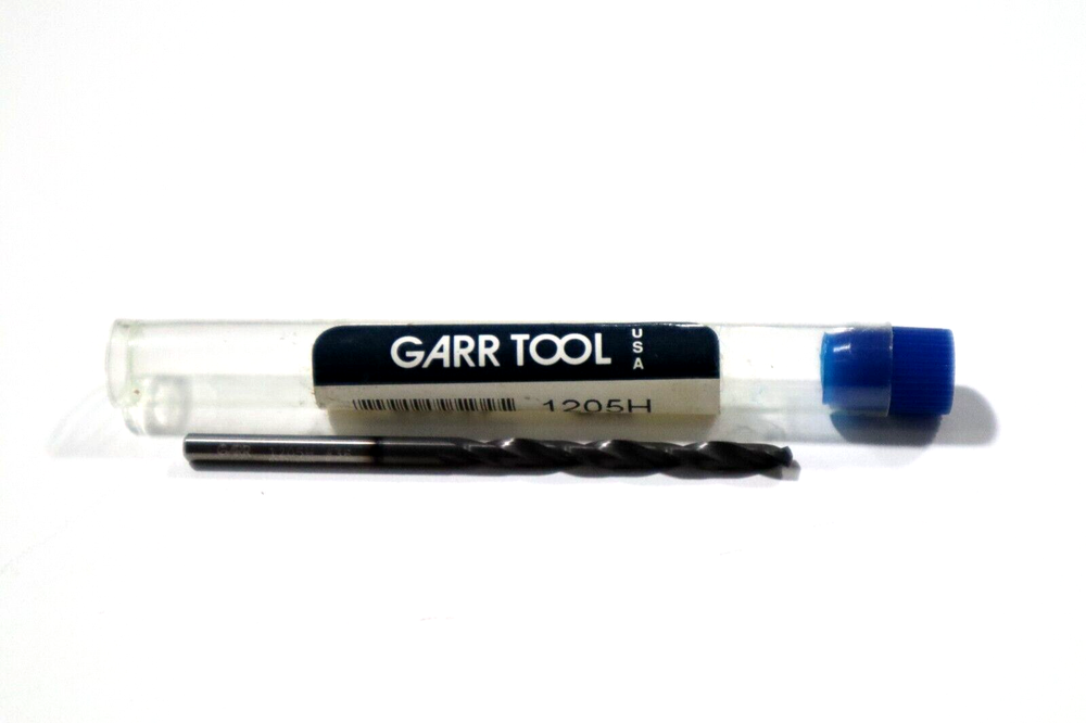 GARR TOOL, 5xD, #36 (.1065) SOLID CARBIDE DRILL, 2 FL, HARDLUBE COATED D663