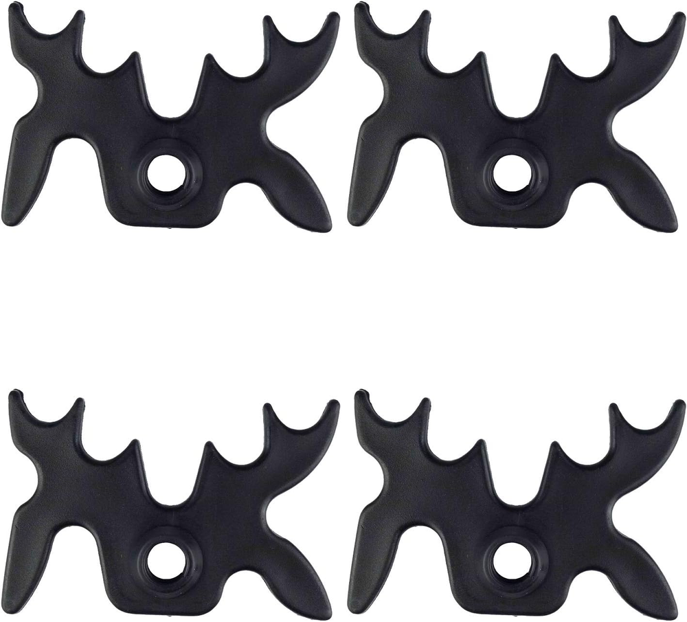 4 Pack Plastic Moosehead Pool Billiard Cue Bridge Head