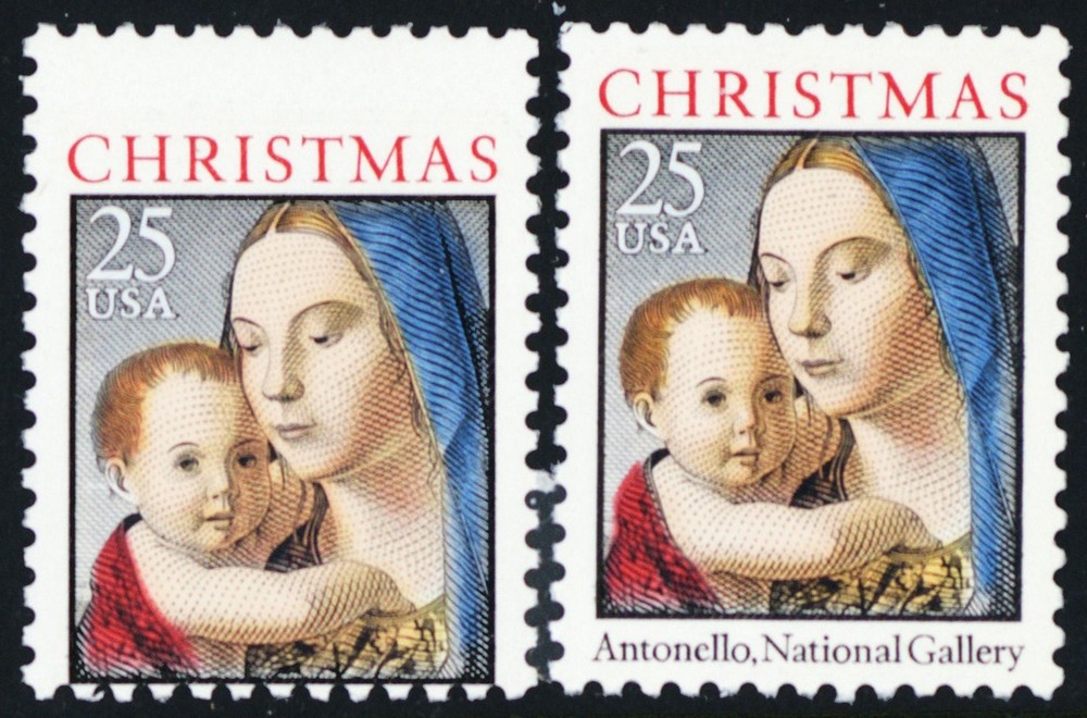 2514, MNH Misperforated Error Black Inscription Missing Error - Stuart Katz