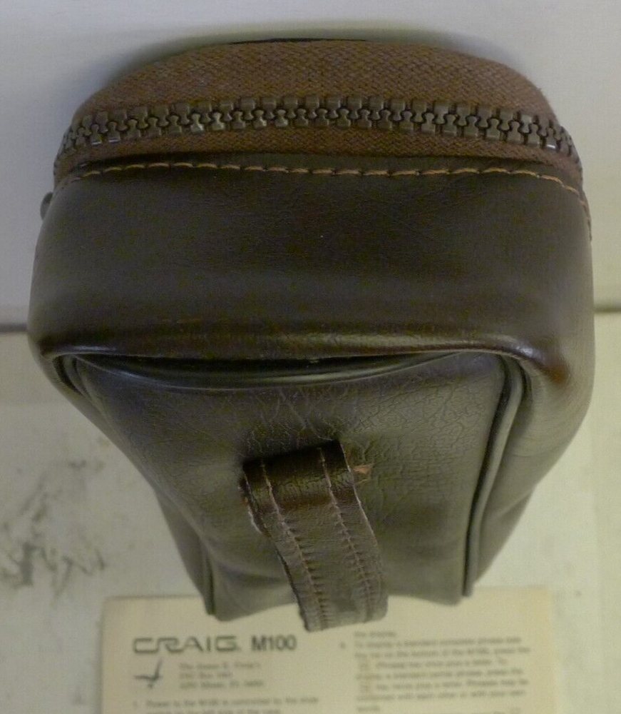 Craig M100 Electronic Translator - Case, Manual & Insert ONLY