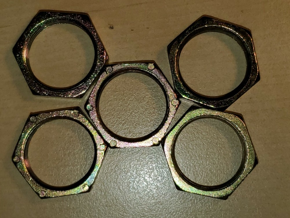 5-PACK DILLON 1" DIE LOCKING RING RELOADING DIE LOCK RINGS/NUTS LEE RCBS L@@K!
