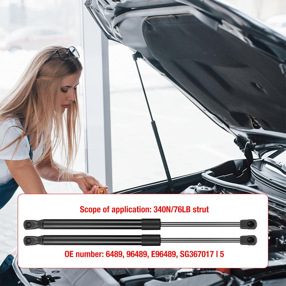 Front Hood Struts Shocks Lift Supports 6489 for 2011- 2014 Hyundai Sonata 4 Door