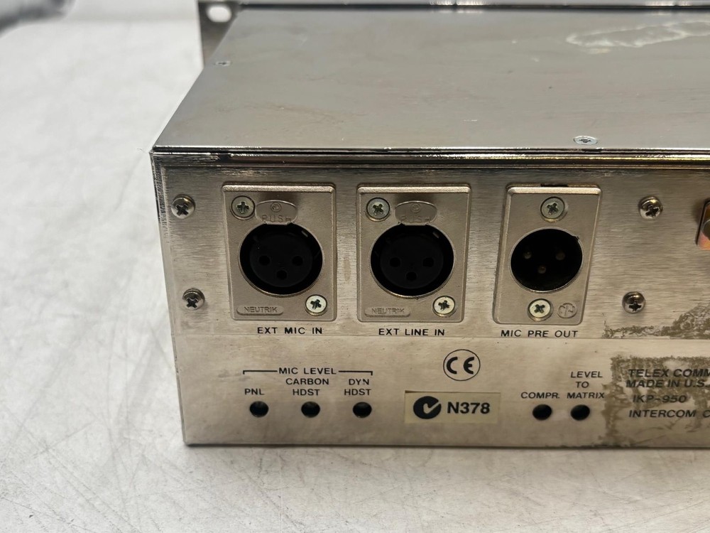 RTS by Telex Matrix Intercom System KP96-7 Intercom Control Panel