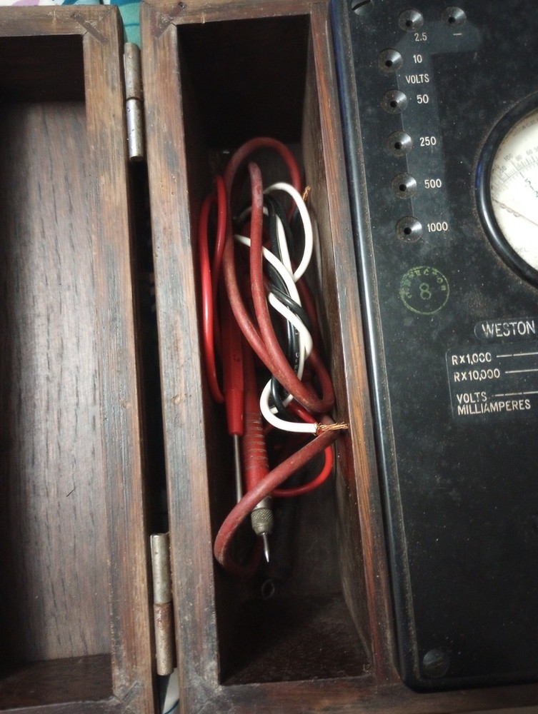 Weston Model 663 Type 6 Volt-ohmmeter with Case