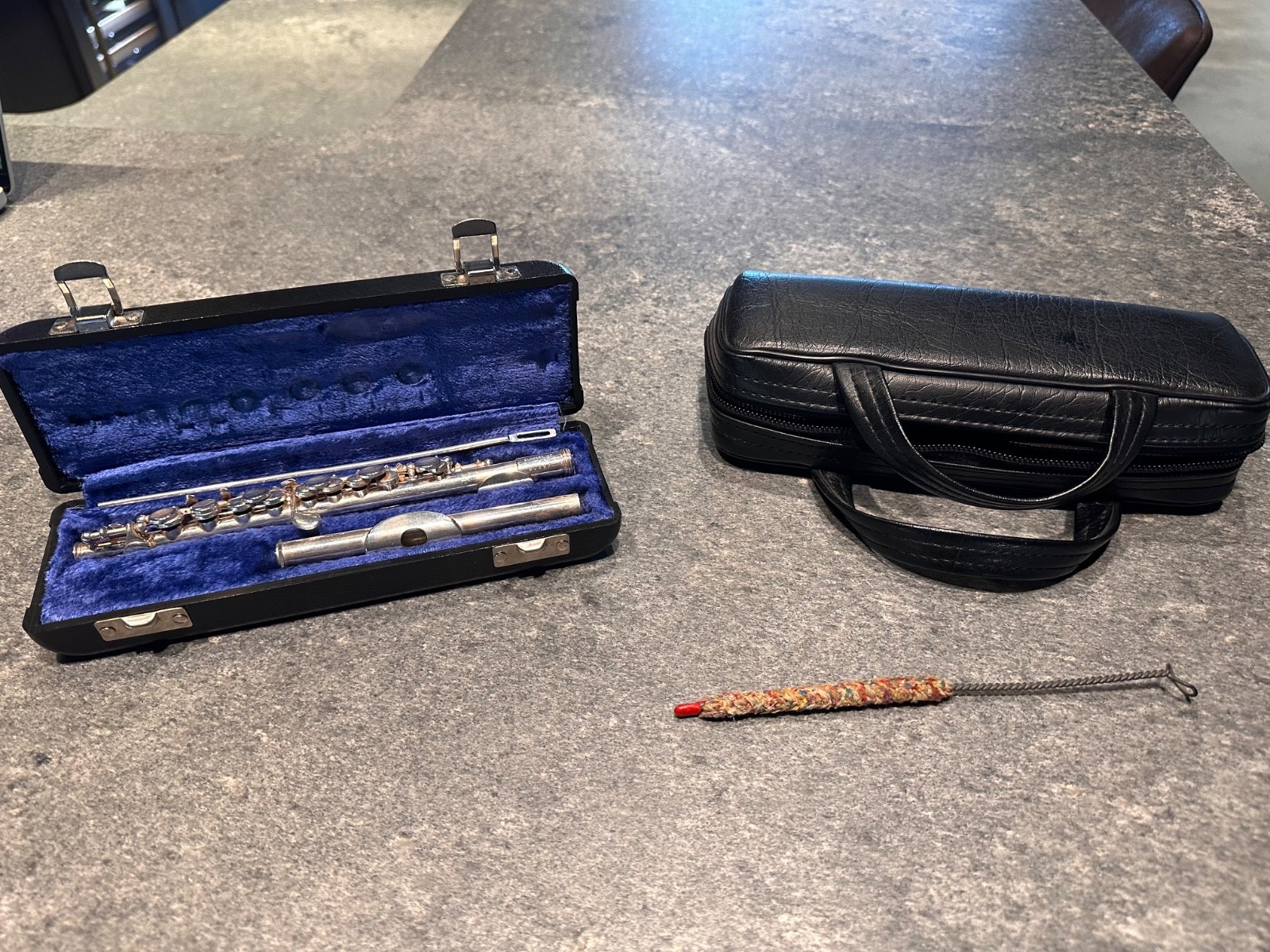 Vintage CS Gemeinhardt Piccolo Solid Sterling Silver Head w/ Cases