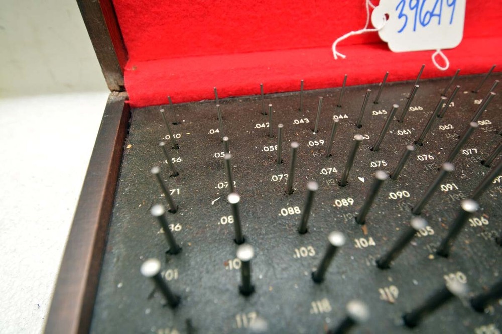 Micron Pin Gage Set (Inv.39649)