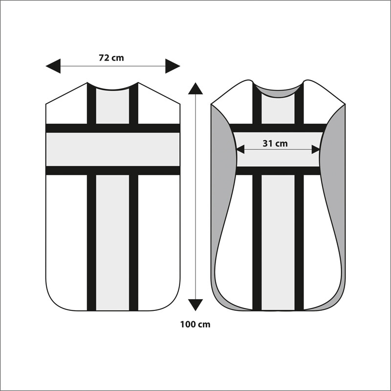 Roman chasuble replica