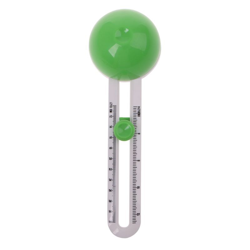 Simple Plastic Round Cutting Model Compass Circle Circular Cutter for Pape