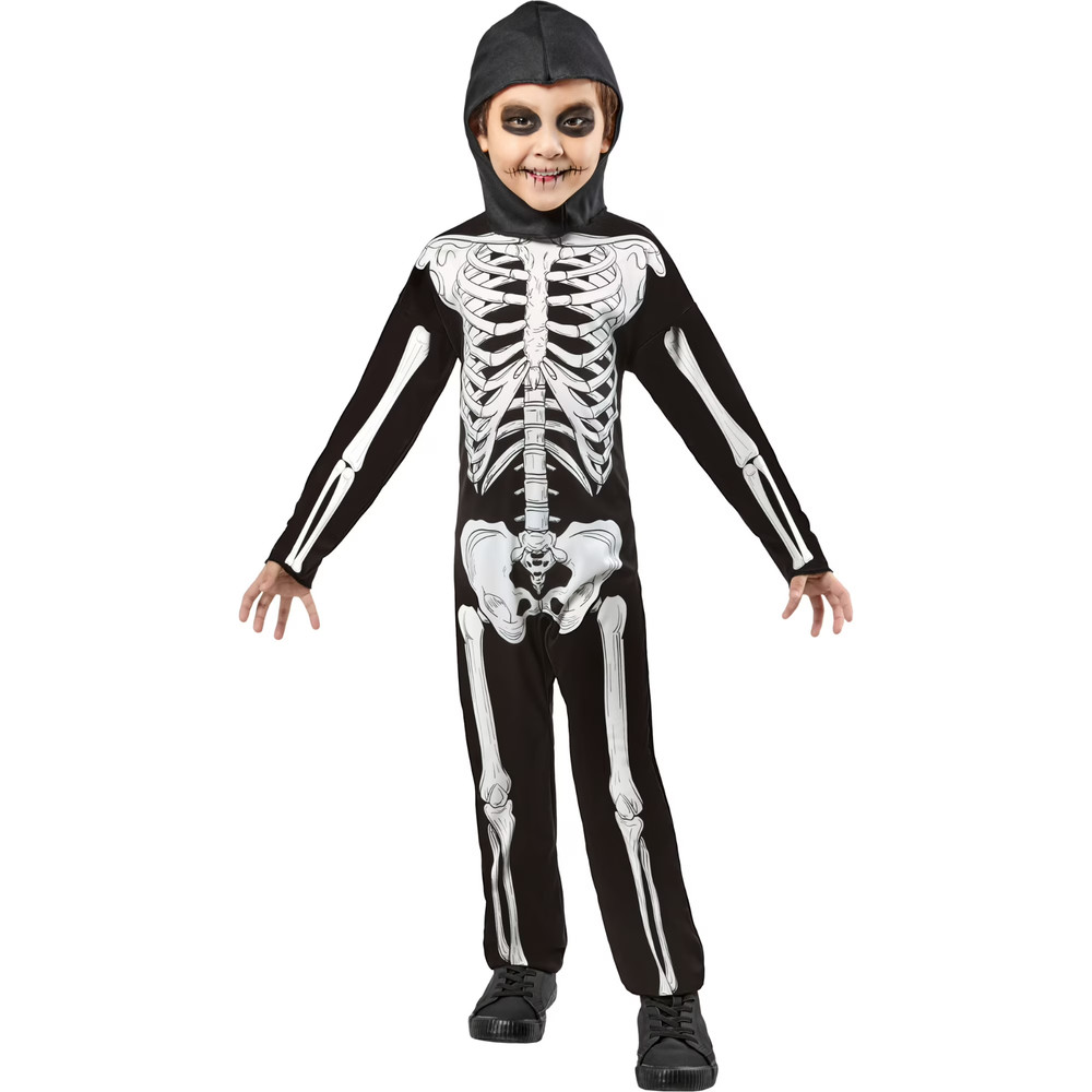 Skeleton Costume for Children, Boys Medium (Size 8)