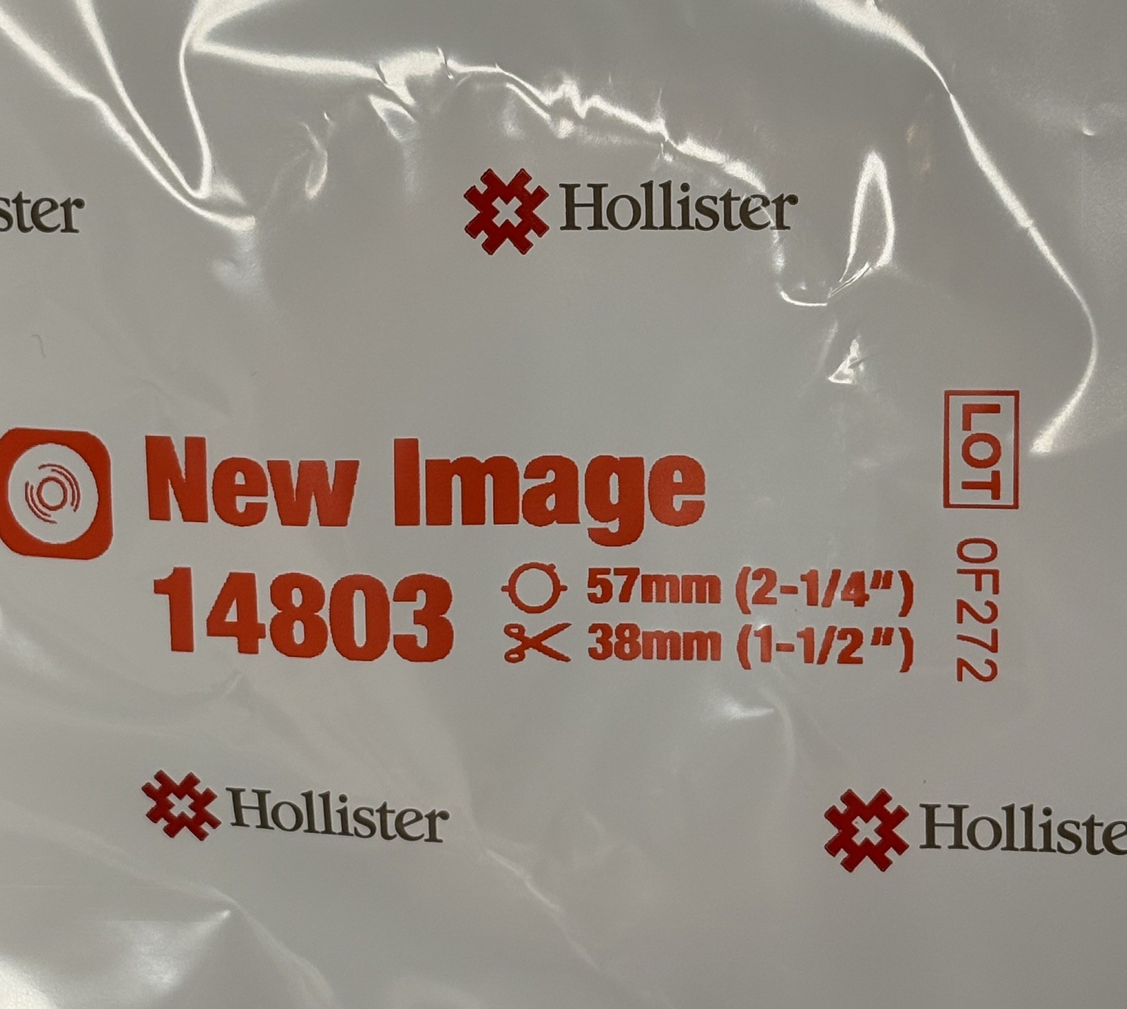 5 Hollister 14803 New Image Skin Barriers 2¼" Flange 1½" Cut To Fit Exp. ‘29