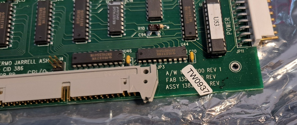 Thermo Elemental / Thermo Jarrell Ash Enhanced CID 386 Processor board 13828400