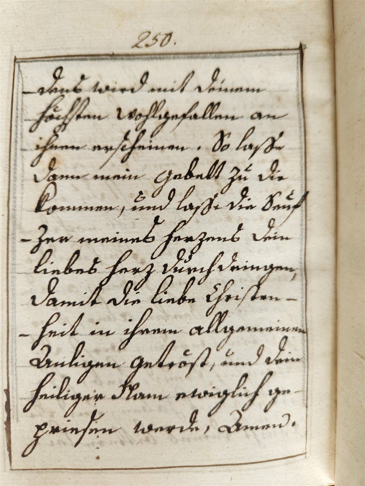 1790s MANUSCRIPT PRAYER BOOK in GERMAN antique 18th CENTURY w/ SLIPCASE