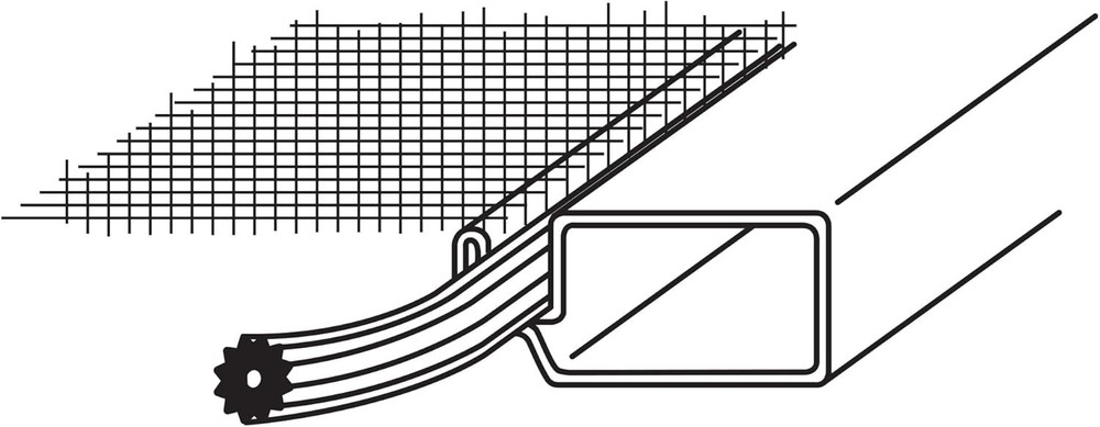 Complete Screen Frame Kit with Vinyl Spline & Plastic Corners for Easy Assembly