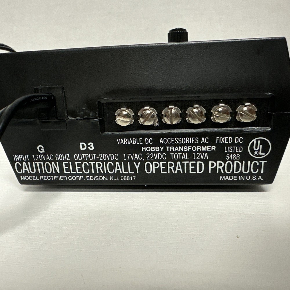 MRC Tech II Loco-Motion 1500 Train Controller HO Scale Transformer