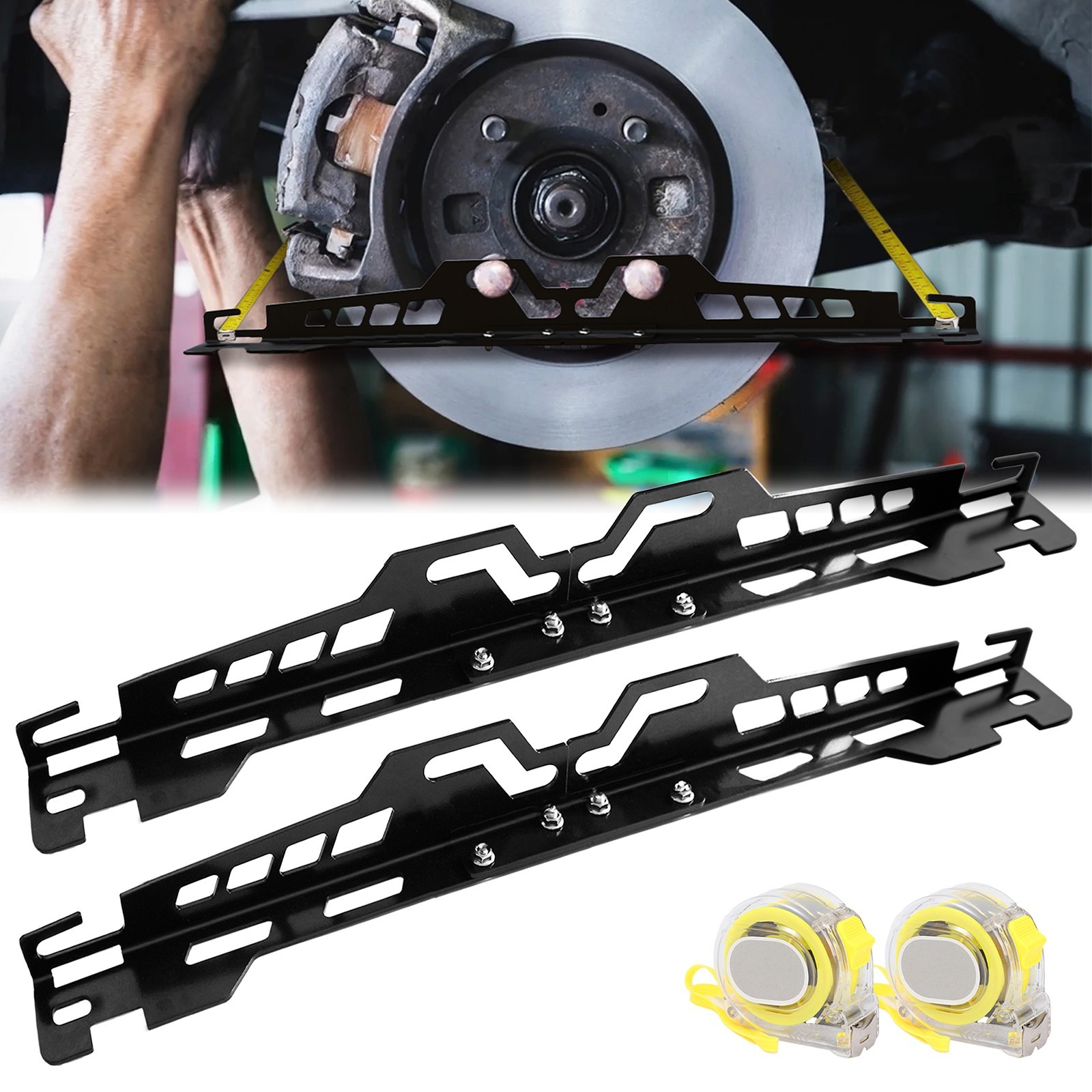 2 Pcs Wheel Toe Alignment Tool Plate Automotive Wheel Alignment Accurate