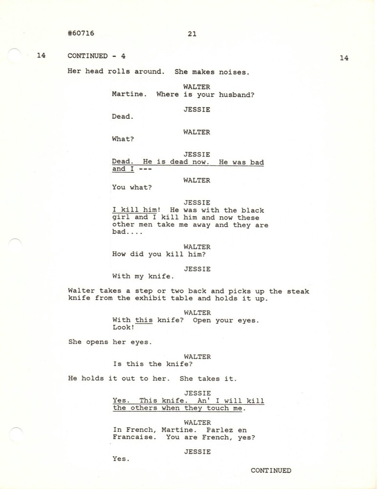 *ALFRED HITCHCOCK PRESENTS - WAKE ME WHEN I'M DEAD (1985) Revised Final Script