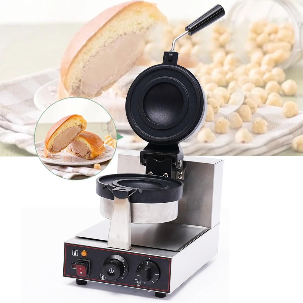 Electric Burger Maker Machine Panini Hamburger Press Baking Machine 1KW
