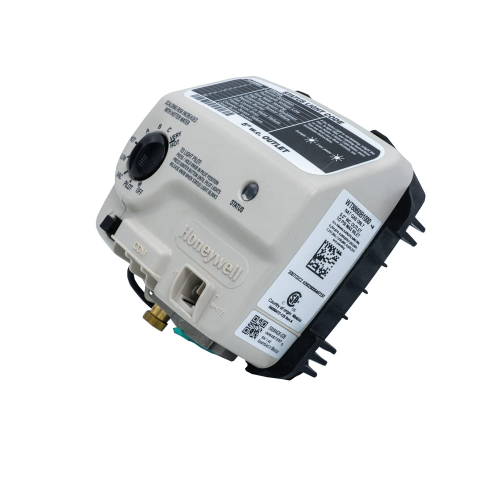 Honeywell WT8860B1000 Replacement Valve for A.O. Smith Water Heaters
