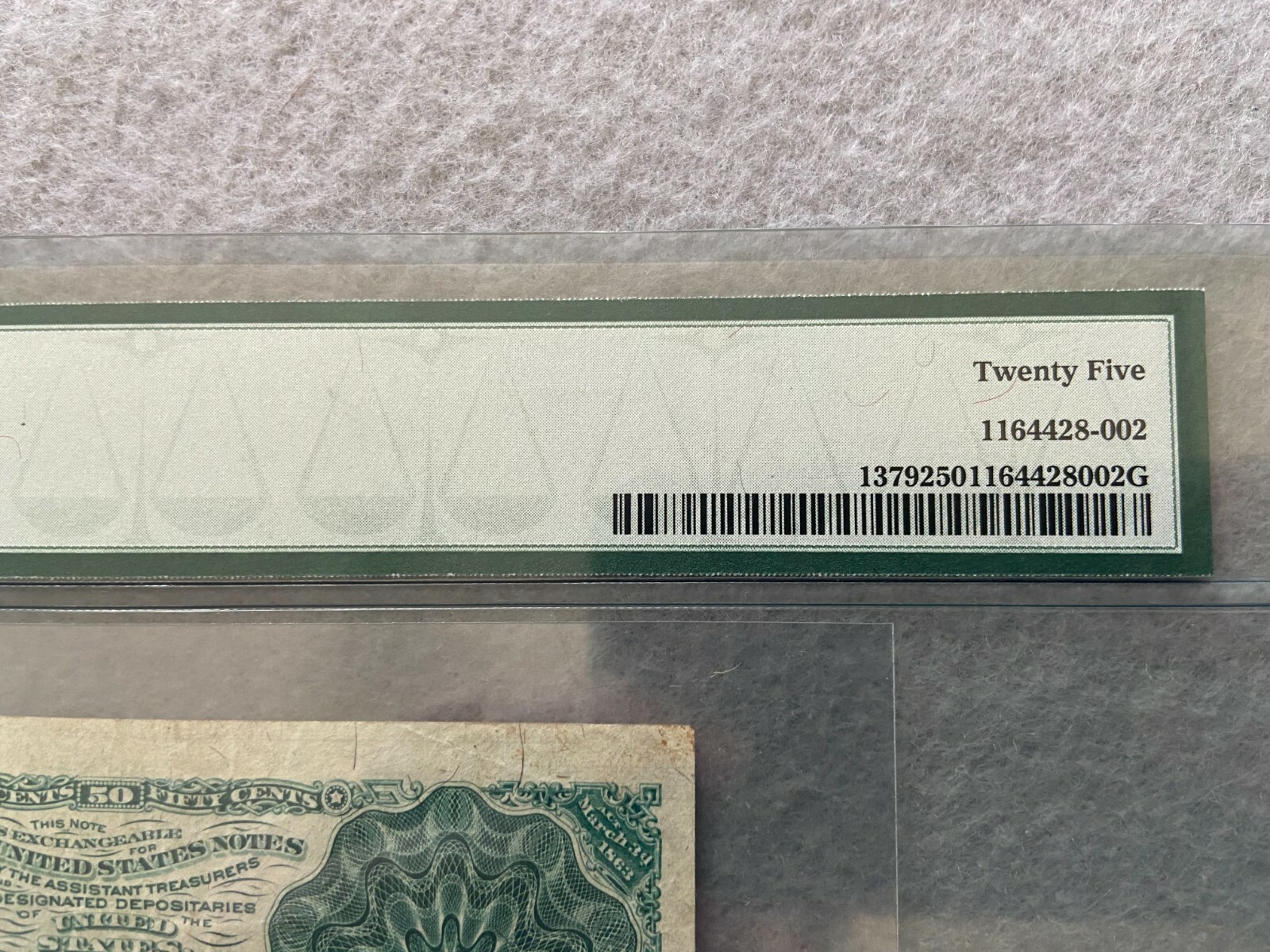 50 Cent United States Fractional Currency PMG Certified