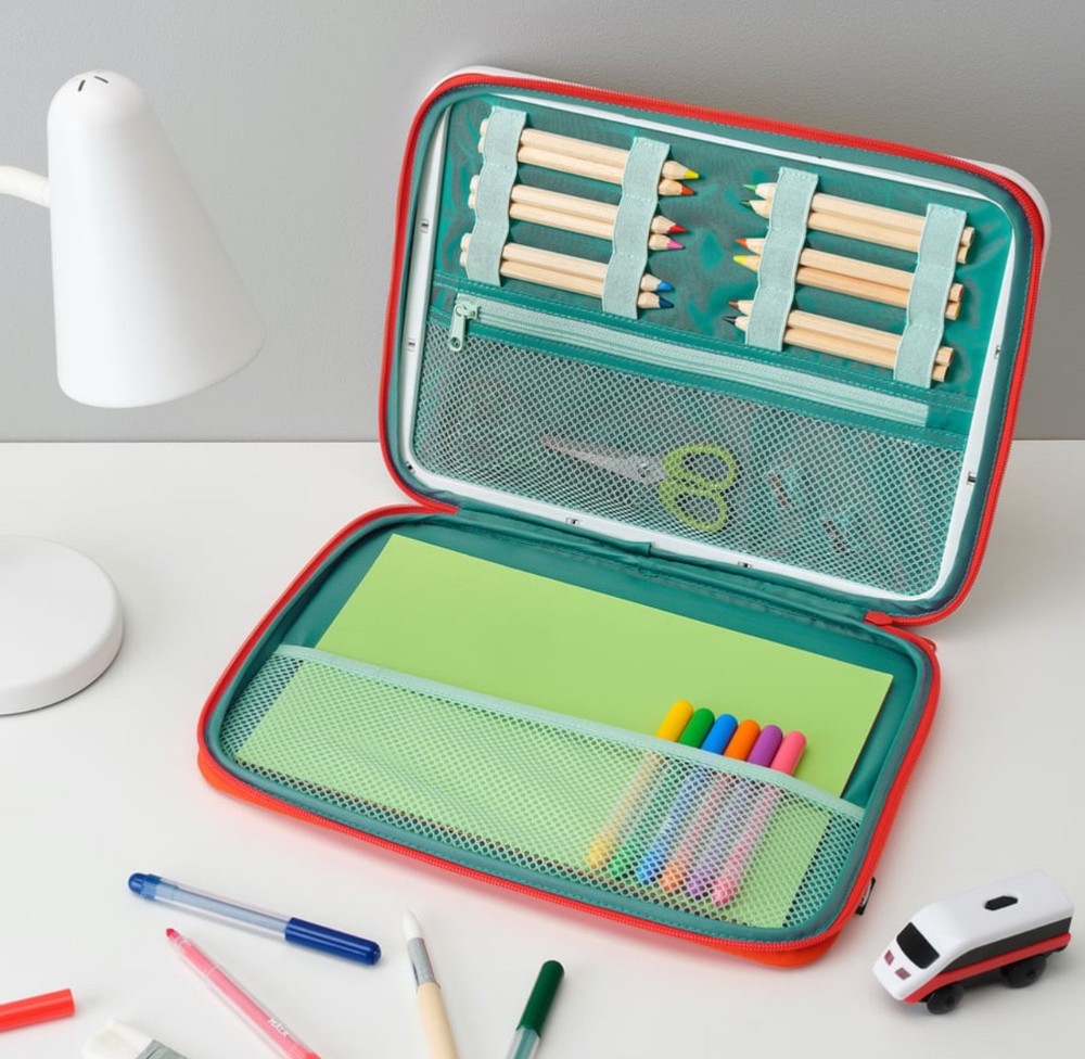 Ikea MÅLA Portable drawing case, red