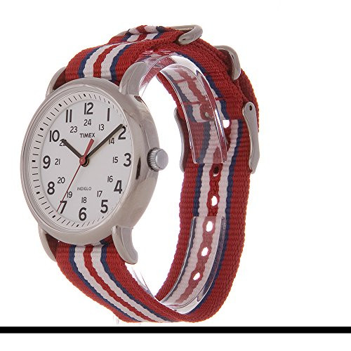 TIMEX Weekender Red T2N746 Authentic